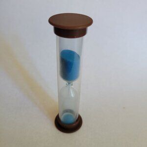 Mysterium Game Sand Timer Replacement Piece Blue Minute Mini Hourglass Plastic G